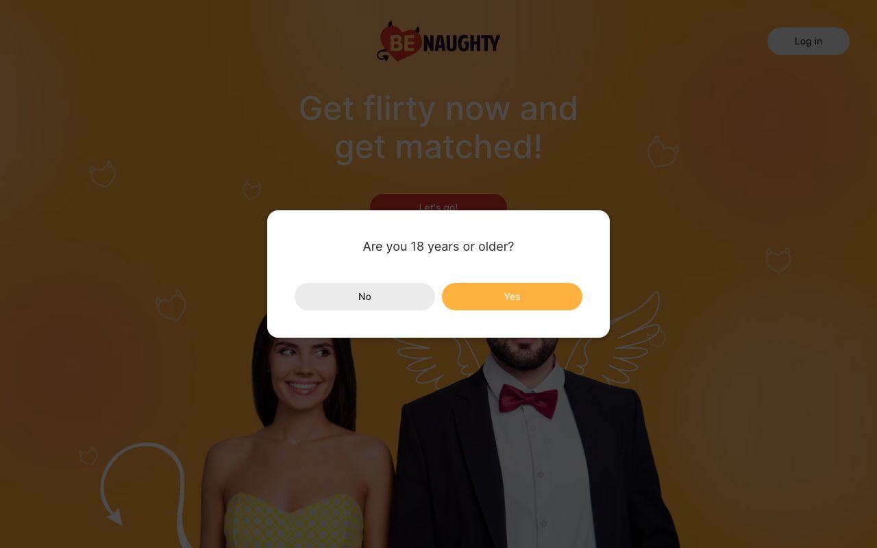 BeNaughty homepage