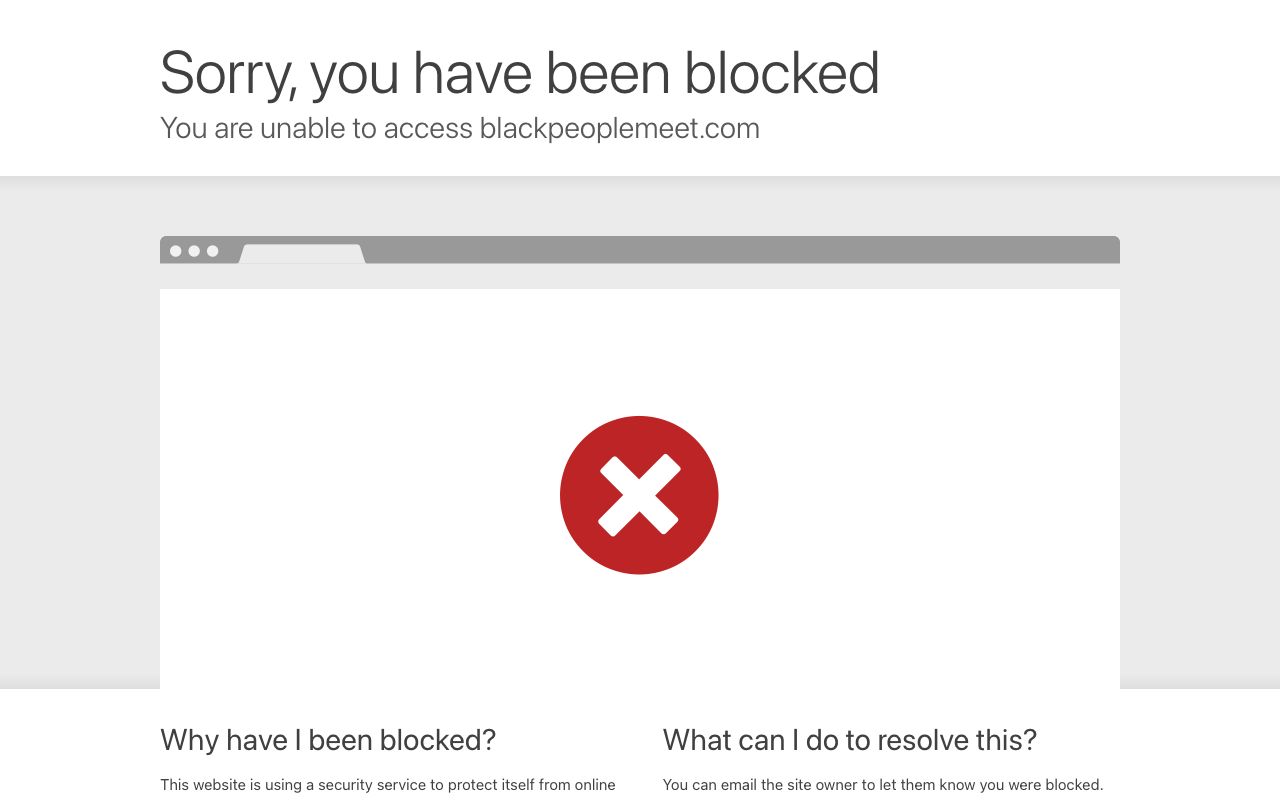 BlackPeopleMeet homepage