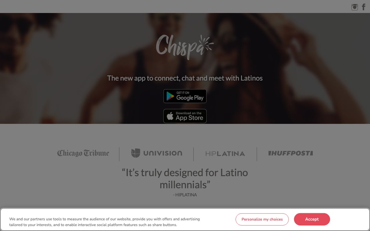 Chispa homepage