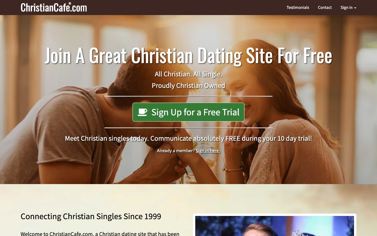 ChristianCafe homepage
