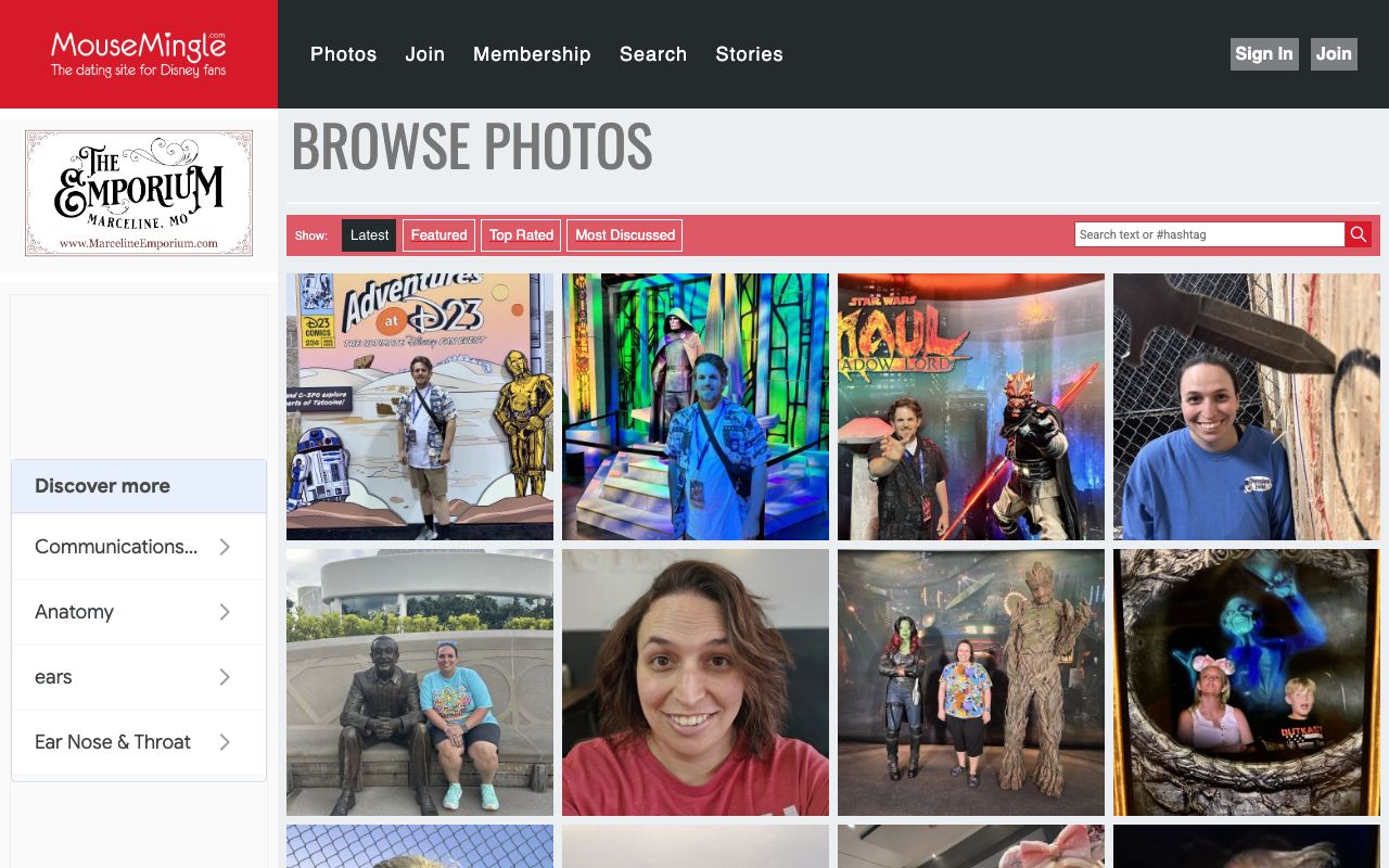 MouseMingle homepage