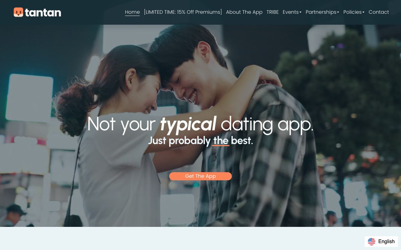 Tantan homepage