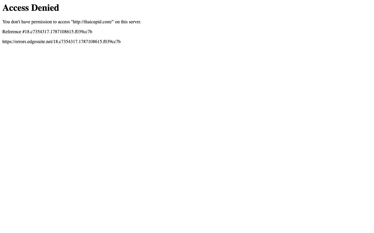 ThaiCupid homepage