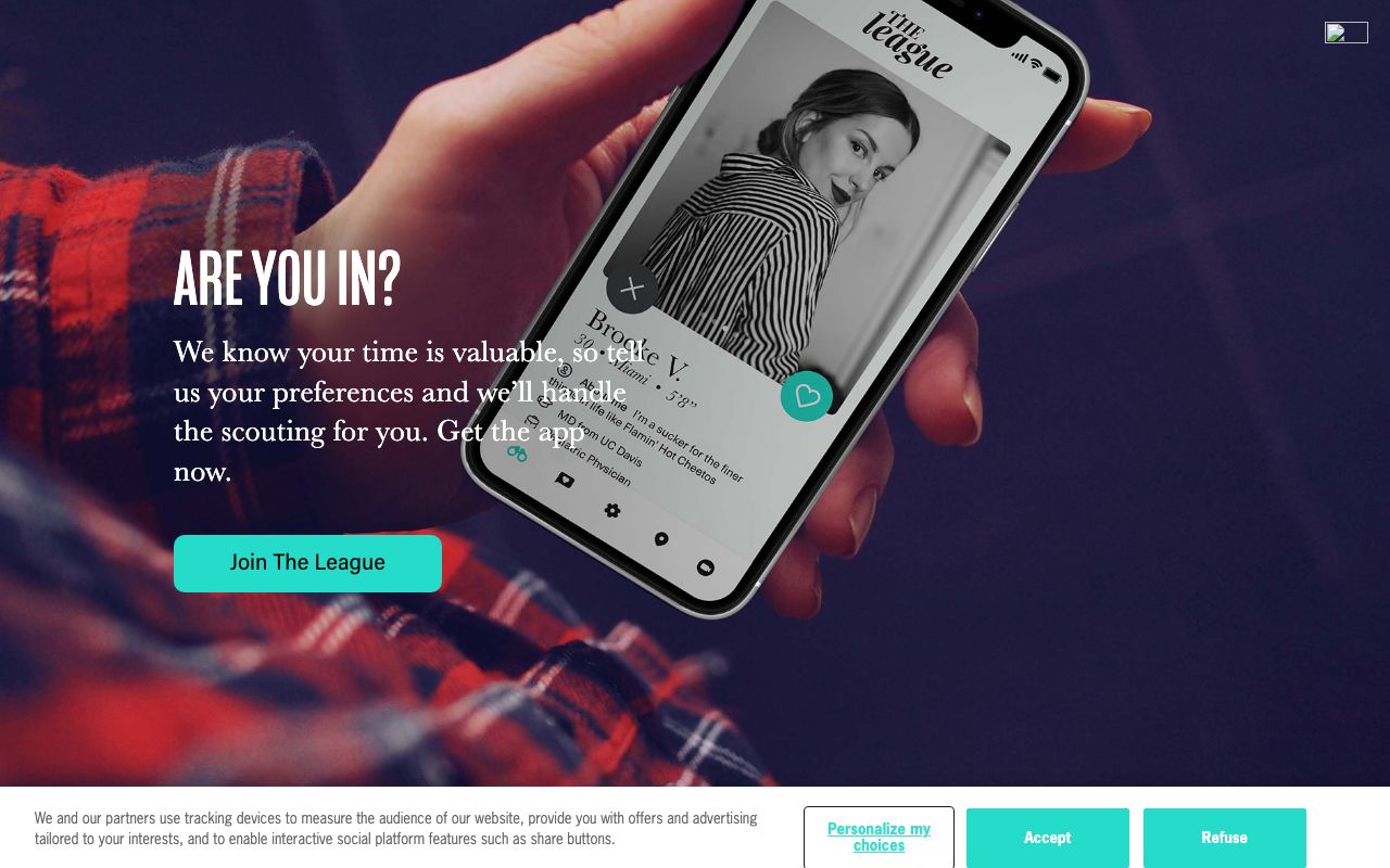 The League homepage